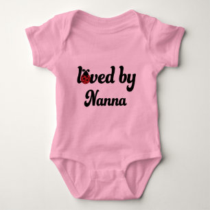 Loved By Nanna Gift Baby Bodysuit