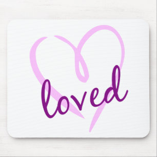 Loved Heart Mouse Pad