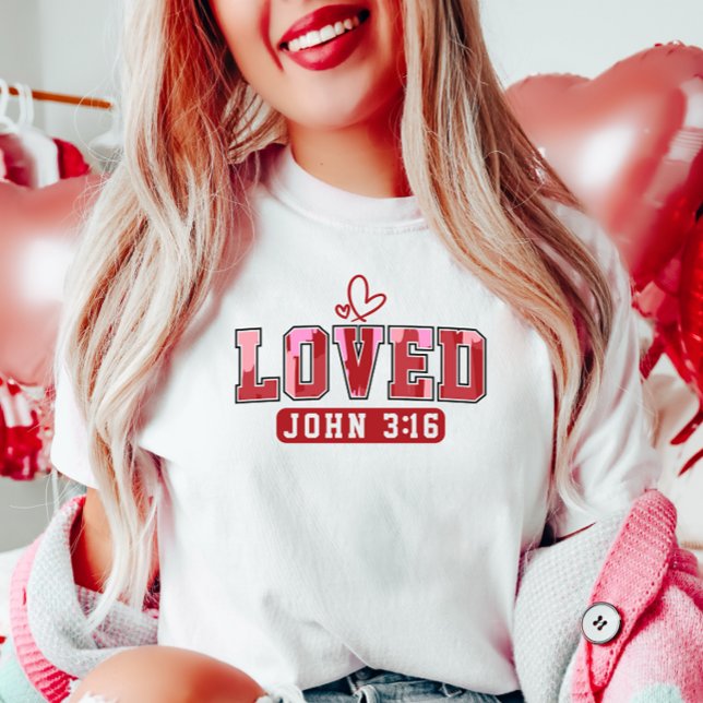 LOVED John 3:16, Bible Verse  T-Shirt (Creator Uploaded)