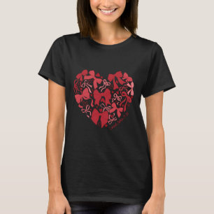 Loved John 3 16 Bow Valentine Christian Bible Vers T-Shirt