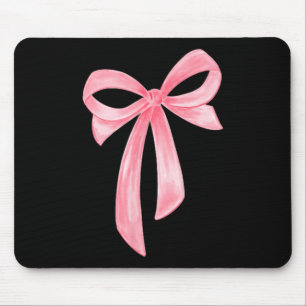Loved John 3_16 Pink Bow Christian Faith Design Mouse Pad