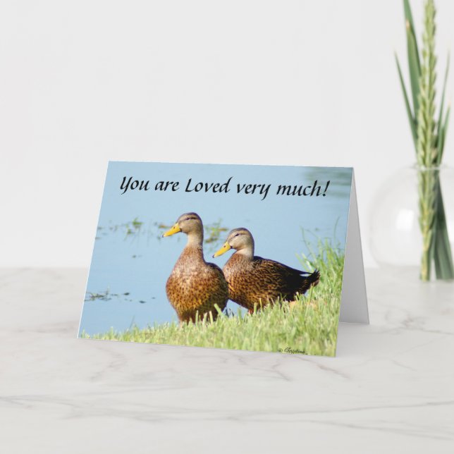 Loved missed Very much Greeting Card (Front)