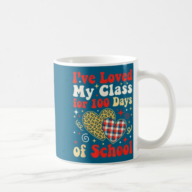 Loved My Cl For 100 Days Of School Valentines Day  Coffee Mug (Right)