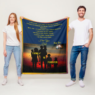 Loved One- Customisable Gift Medium Throw Fleece Blanket