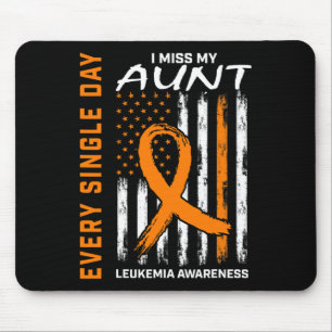 Loved One In Memory Of Aunt Leukaemia Awareness Am Mouse Pad
