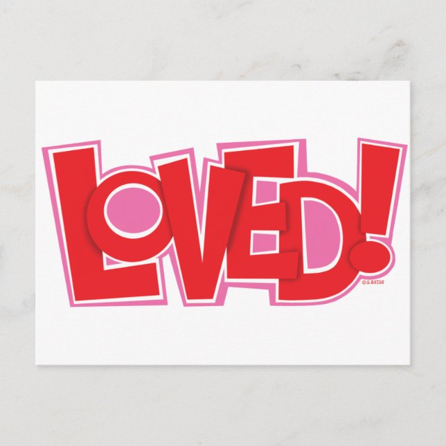LOVED! POSTCARD (Front)