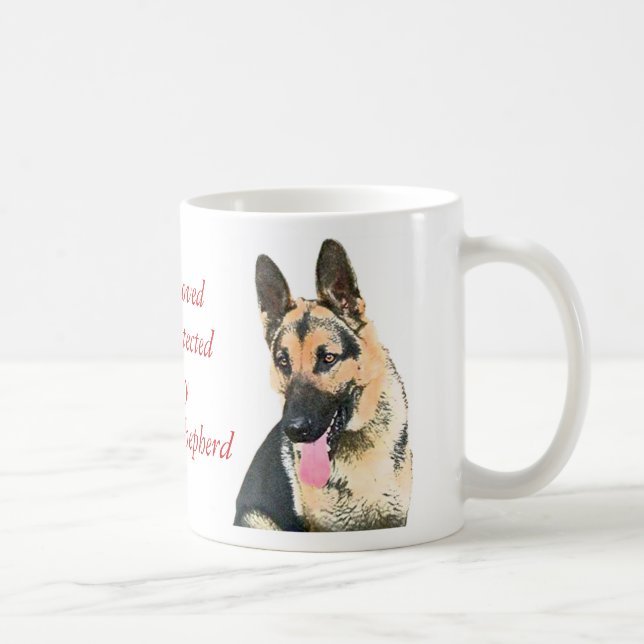Loved & Protected By A German Shepherd Coffee Mug (Right)