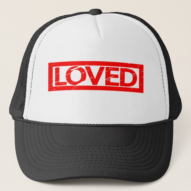 Loved Stamp Trucker Hat (Front)