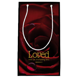 LOVED Valentine's Day Christian God's Love Small Gift Bag