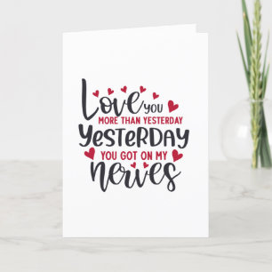 Loved You More Yesterday Card