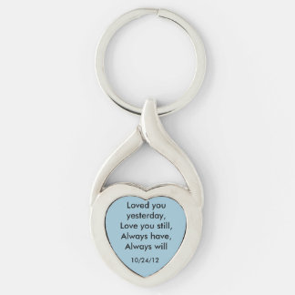 Loved you yesterday, Love you still... Keychain