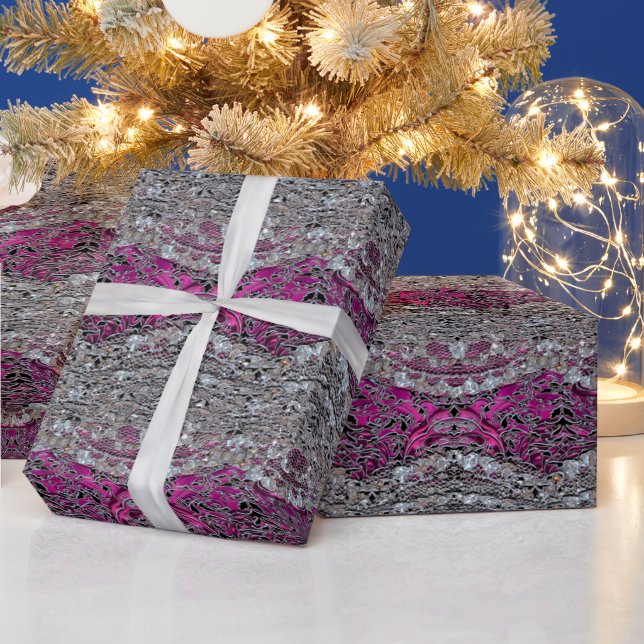Loveday Baroque Rococo Elegant      Wrapping Paper (Holidays)