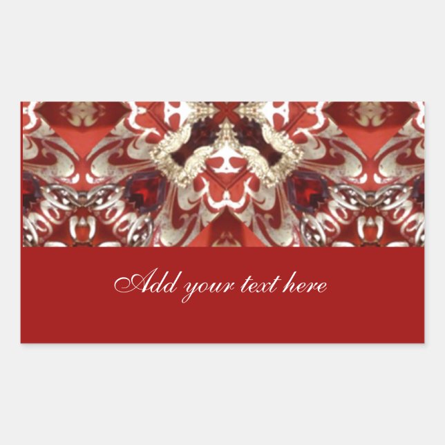 LoveGreetings_ Rectangular Sticker (Front)
