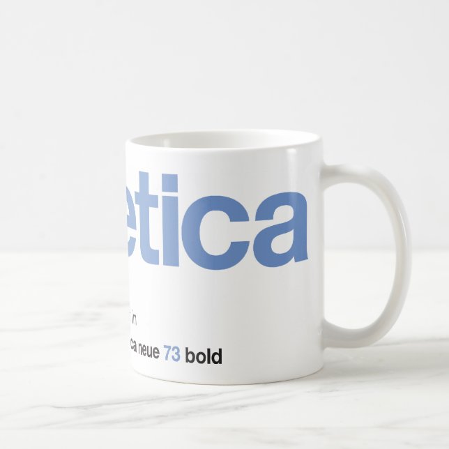 LoveHelvetica BlueBell Mug (Right)