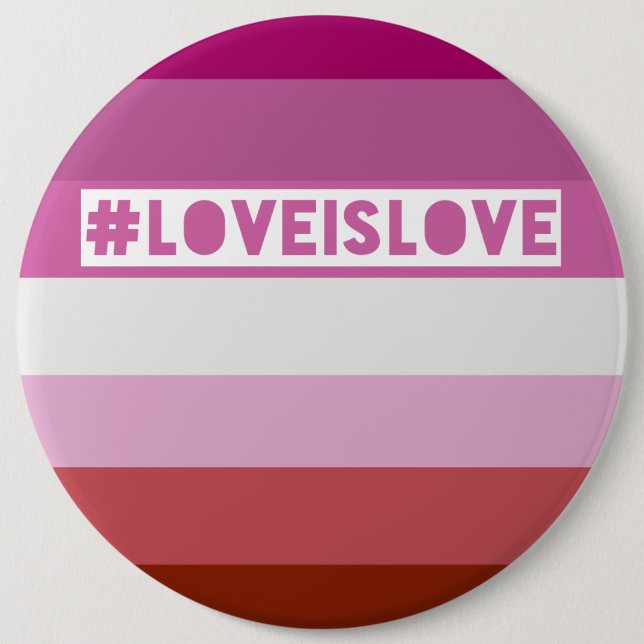 #LoveIsLove hashtag badge (Front)