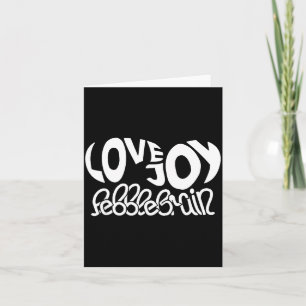 Lovejoy Fan Gift Graphic Design Music Lover  Card