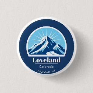 Loveland Colorado USA gift souvenir  3 Cm Round Badge