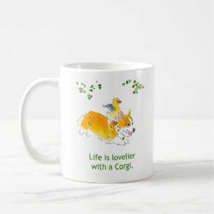 Lovelier with a Corgi Mug