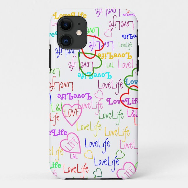 LoveLife multi color Case-Mate iPhone Case (Back)