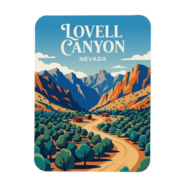 Lovell Canyon USA Magnet (Vertical)