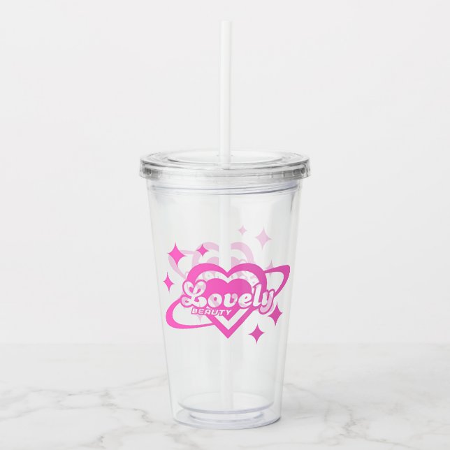 Lovely Acrylic Tumbler (Front)