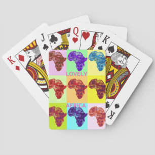 LOVELY AFRICA PLAYING CARDS