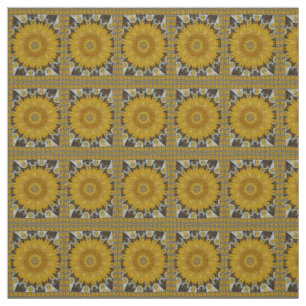 Lovely African Floral Design Art Fabric
