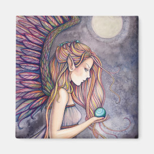 Lovely Angel Magnet by Molly Harrison