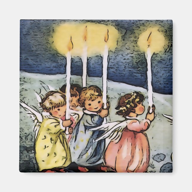 Lovely Angels Magnet (Front)