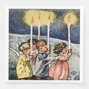 lovely angels napkin