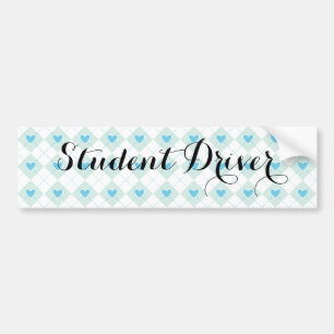 Lovely Argyle Bumper Sticker