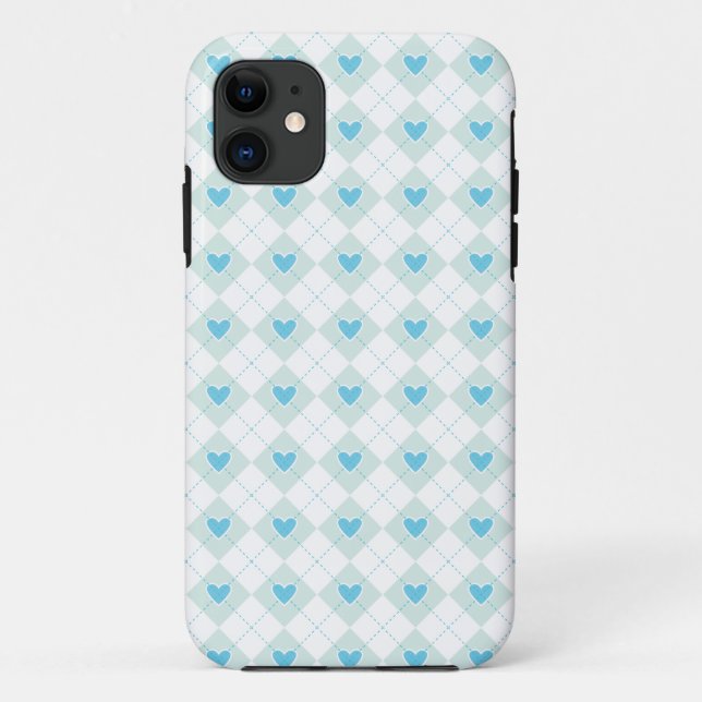 Lovely Argyle Case-Mate iPhone Case (Back)