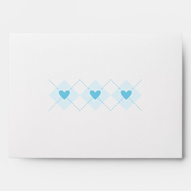 Lovely Argyle Envelope (Front)