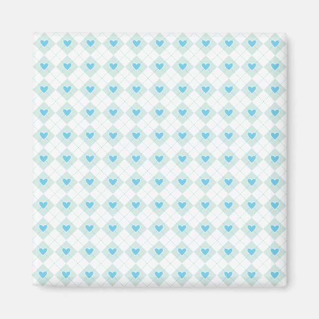 Lovely Argyle Magnet (Front)