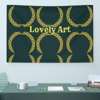 Lovely Art text name with Yellow Crown Image