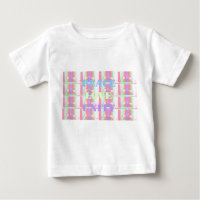 Lovely Baby Kid  Peace Love Unity Pop Art  design.