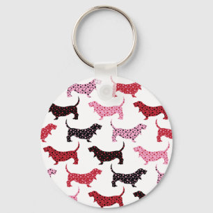 Lovely Bassets Key Ring