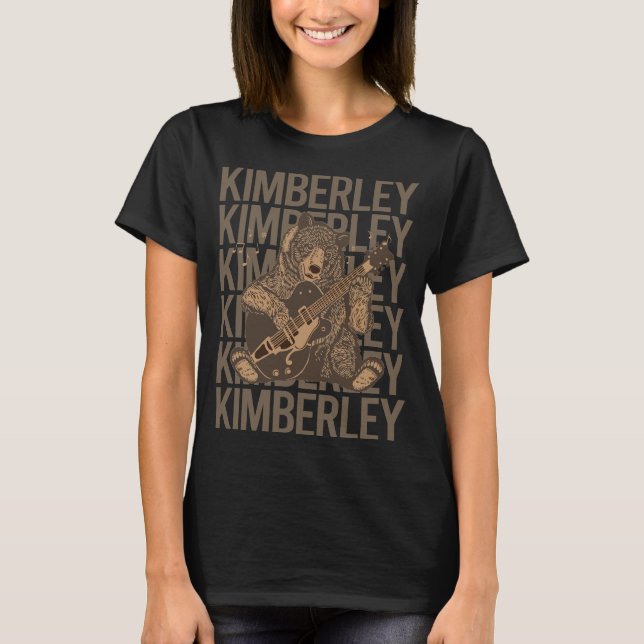 Lovely Bear - Kimberley Name T-Shirt (Front)