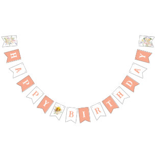 Lovely Bee Bunting Banner