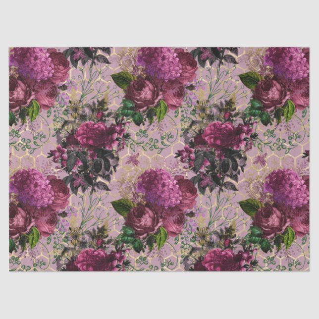 Lovely Bee Series Design 14 Tissue Paper (Front)