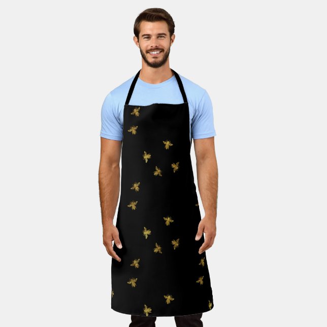 Lovely Bee Series Design 37  Apron (Worn)