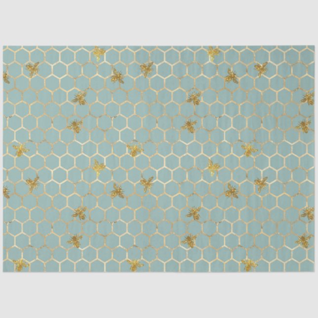 Lovely Bee Series Design 48 Tissue Paper (Front)