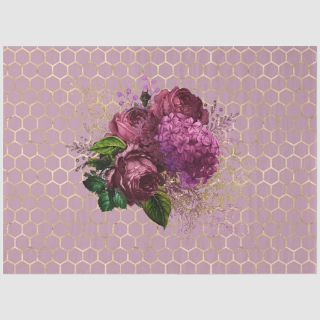Lovely Bee Series Design 51 Tissue Paper (Front)