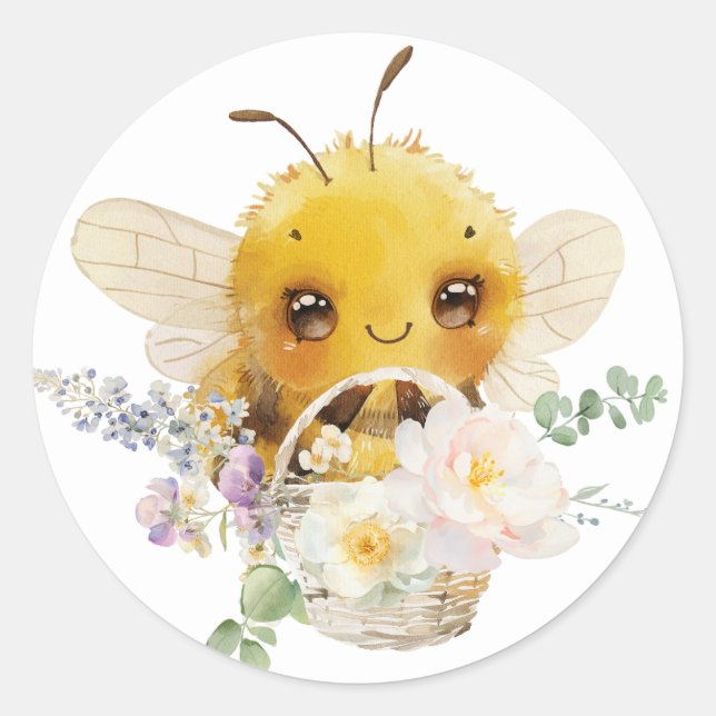 Lovely Bee Stickers (Front)