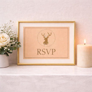 Lovely Beige Response RSVP