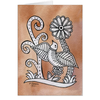Lovely Bird, Mexican Bark Style