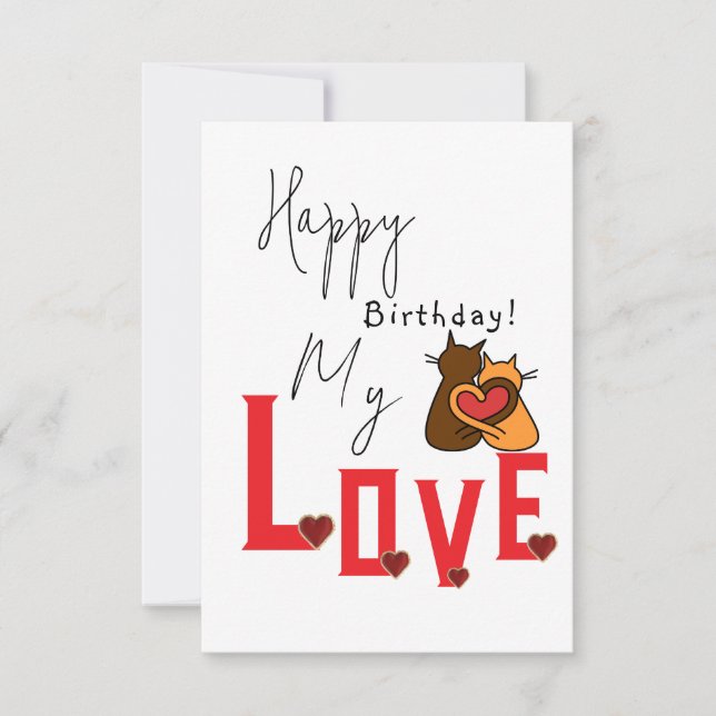lovely birthday  card (Front)