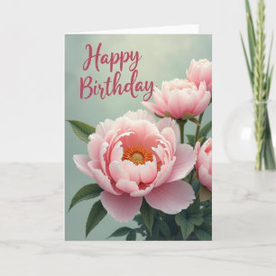 Lovely Birthday Petal Cluster Card
