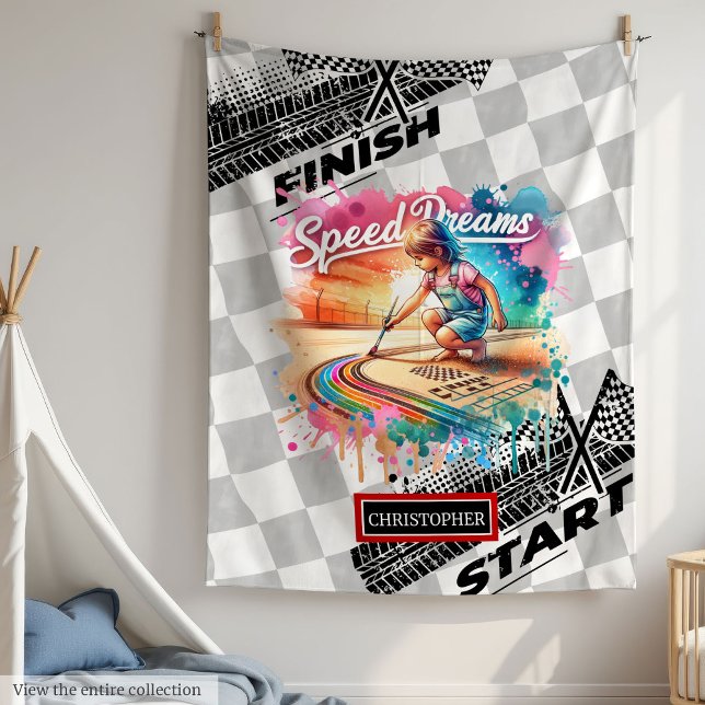 Lovely Blanket Formula 1 Racer Boy Birthday (Lovely Blanket Formula 1 Racer Boy Birthday)