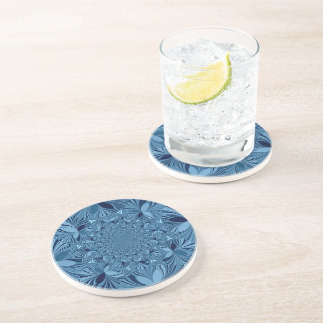 Lovely Blue Coaster (Side)